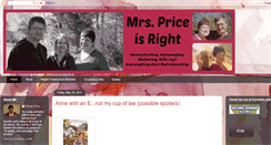 Desktop Screenshot of mrspriceisrighthomeschooling.blogspot.com