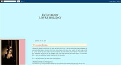 Desktop Screenshot of everybodylovesholiday.blogspot.com