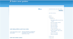 Desktop Screenshot of cadreannegeddes.blogspot.com