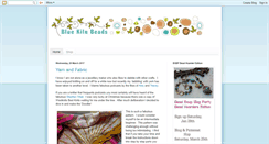 Desktop Screenshot of bluekilnbeads.blogspot.com