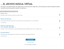Tablet Screenshot of elarchivomusicalvirtual.blogspot.com