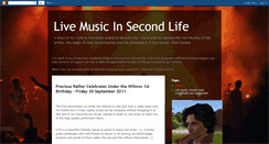 Desktop Screenshot of livemusicinsl.blogspot.com
