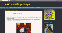 Desktop Screenshot of clubciclistapicanya.blogspot.com