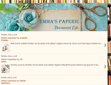 Tablet Screenshot of emmaspaperie.blogspot.com