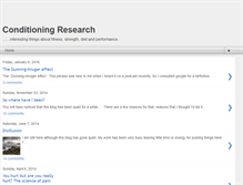 Tablet Screenshot of conditioningresearch.blogspot.com