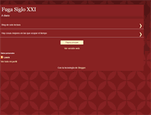 Tablet Screenshot of fugasigloxxi.blogspot.com