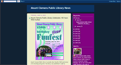 Desktop Screenshot of mountclemenslibrary.blogspot.com