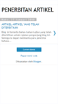 Mobile Screenshot of penerbitanartikel.blogspot.com