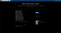 Desktop Screenshot of mobitunecode.blogspot.com