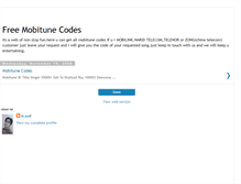 Tablet Screenshot of mobitunecode.blogspot.com