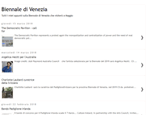 Tablet Screenshot of biennalediveneziaarte.blogspot.com