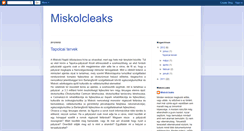 Desktop Screenshot of miskolcleaks.blogspot.com