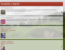 Tablet Screenshot of anny-tejidoslanita.blogspot.com