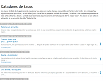 Tablet Screenshot of catadoresdetacos.blogspot.com