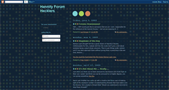 Desktop Screenshot of hannity-forum-hecklers.blogspot.com