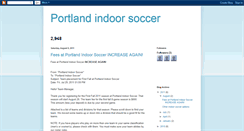 Desktop Screenshot of portlandindoorsoccer.blogspot.com