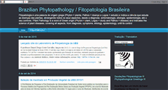 Desktop Screenshot of brazilianphytopathology.blogspot.com