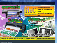 Tablet Screenshot of hycrepresentaciones.blogspot.com