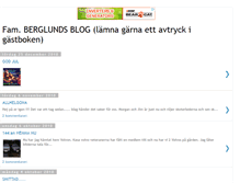 Tablet Screenshot of berglundsblog.blogspot.com