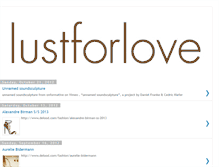 Tablet Screenshot of lustforlovenet.blogspot.com