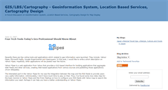 Desktop Screenshot of cartographygis.blogspot.com