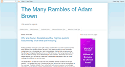 Desktop Screenshot of adamgbrown.blogspot.com
