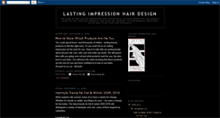 Desktop Screenshot of lastingimpressionhairdesign.blogspot.com