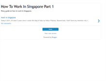 Tablet Screenshot of howtoworkinsingapore.blogspot.com