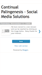 Mobile Screenshot of continualpalingenesis.blogspot.com