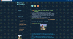 Desktop Screenshot of literaturaeducadora.blogspot.com