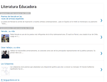 Tablet Screenshot of literaturaeducadora.blogspot.com