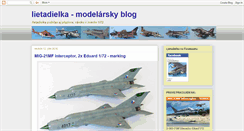Desktop Screenshot of lietadielka.blogspot.com
