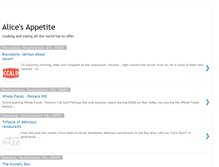 Tablet Screenshot of alicesappetite.blogspot.com