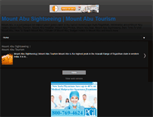 Tablet Screenshot of mountabusightseeing.blogspot.com