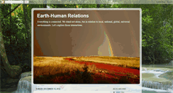 Desktop Screenshot of earth-humanrelation.blogspot.com