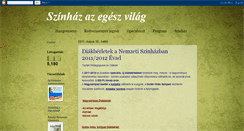 Desktop Screenshot of karolyiszinhaz.blogspot.com