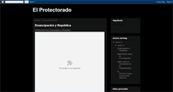 Desktop Screenshot of elprotectorado.blogspot.com