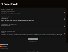 Tablet Screenshot of elprotectorado.blogspot.com