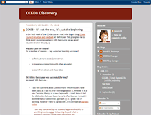 Tablet Screenshot of cck08discovery.blogspot.com