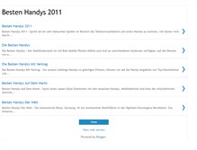 Tablet Screenshot of bestenhandys2011.blogspot.com