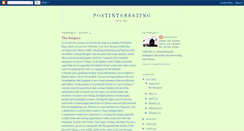 Desktop Screenshot of postinteresting.blogspot.com