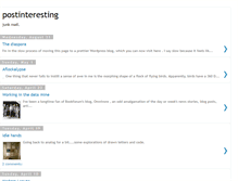 Tablet Screenshot of postinteresting.blogspot.com