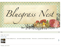 Tablet Screenshot of bluegrassnest.blogspot.com