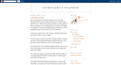 Desktop Screenshot of introvertssoapbox.blogspot.com
