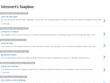 Tablet Screenshot of introvertssoapbox.blogspot.com