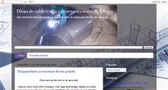 Desktop Screenshot of dicasdecaldeiraria.blogspot.com