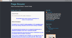 Desktop Screenshot of pbressle.blogspot.com