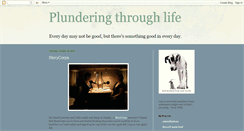 Desktop Screenshot of plunderingthroughlife.blogspot.com