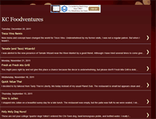 Tablet Screenshot of kcfoodventures.blogspot.com