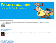 Tablet Screenshot of pensierisenzatetto.blogspot.com